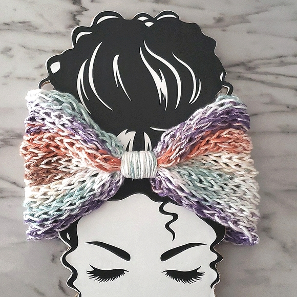 Handmade Knit Turban Headband - Picture 5 of 7